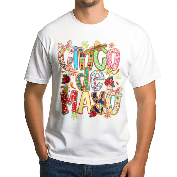 Cinco De Mayo Sweatshirt | Colorful Coquette Bow Fiesta Graphic | Soft Cotton Blend | Women's Mexican Holiday Party Gift