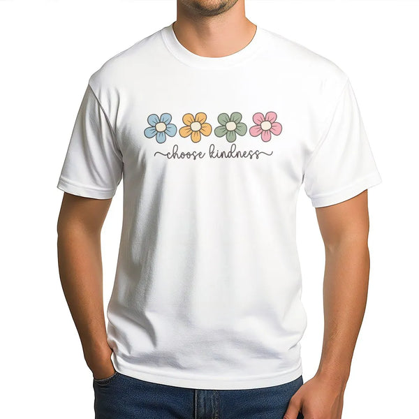 Choose Kindness Sweatshirt | Retro Floral Graphic Pullover | Soft Cotton Blend | Inspirational Teacher Appreciation Gift