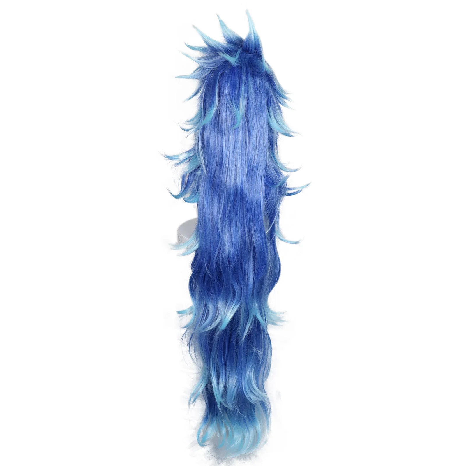 Long Wavy blue Synthetic Cosplay Wig for Cosplay, For Party Carnival,Holidays Party Anime Wig